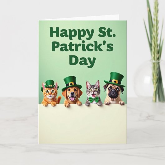 Animal Friends Celebration Card Kaart (Voorkant)