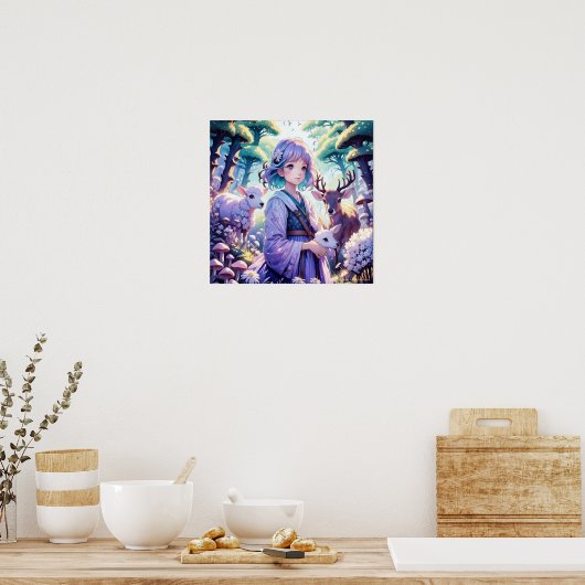 Animal Friends Poster (Keuken)