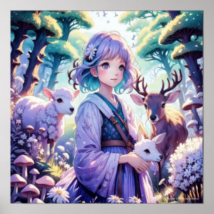 Animal Friends Poster