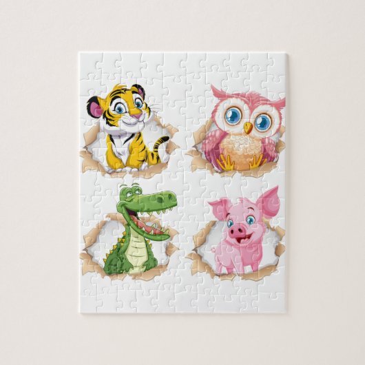  Animal Fun Legpuzzel (Verticaal)