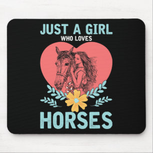 Animal Gift Paardrijden Vrouwen Paard Muismat