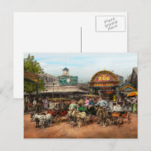 Animal - Goats - Coney Island NY - Kind rides 1904 Briefkaart (Voorkant / Achterkant)