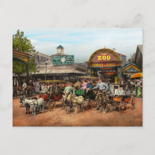 Animal - Goats - Coney Island NY - Kind rides 1904 Briefkaart