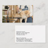 Animal Groomer kammen hondenhaar Visitekaartje (Voorkant / Achterkant)