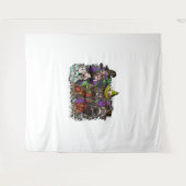 Animal Halloween Wandkleed (Voorkant (horizontaal))