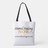 Animal Healing Now boodschappentas Tote Bag (Achterkant)