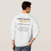 Animal Healing Now Mannen met lange mouwen T-shirt (Achterkant volledig)