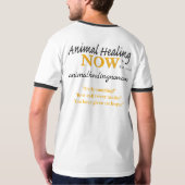 Animal Healing Now Mannen Ringer T-shirt (Achterkant)