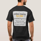 Animal Healing Now Mannen T-shirt (Achterkant)