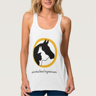 Animal Healing Now Racerback Tanktop voor vrouwen