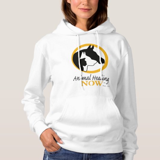 Animal Healing Now Sweatshirt met capuchon voor da (Voorkant)