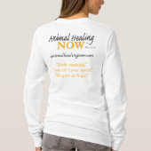 Animal Healing Now T-shirt met lange mouwen voor d (Achterkant)