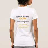 Animal Healing Now T-shirt voor vrouwen (Achterkant)