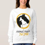 Animal Healing Now Vrouwen Sweatshirt (Voorkant)