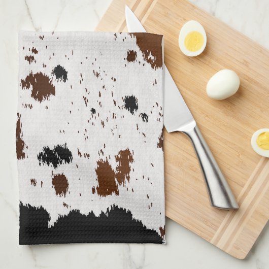 Animal Hide Chili Theedoek (Quarter Fold)