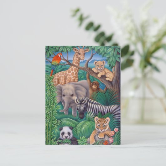 Animal Kingdom Briefkaart (Staand voorkant)