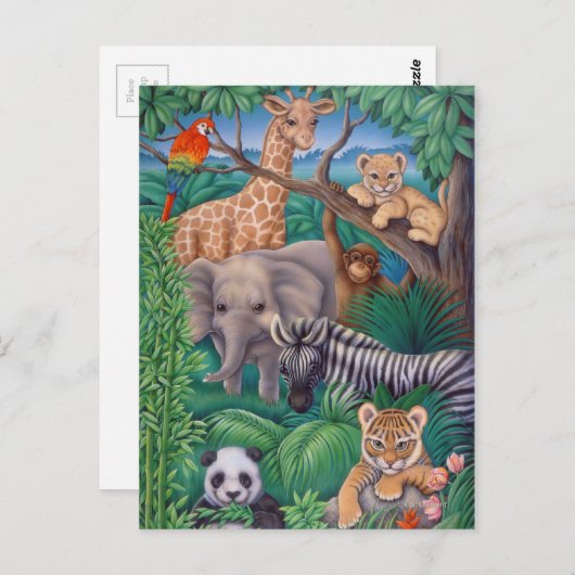 Animal Kingdom Briefkaart (Voorkant / Achterkant)