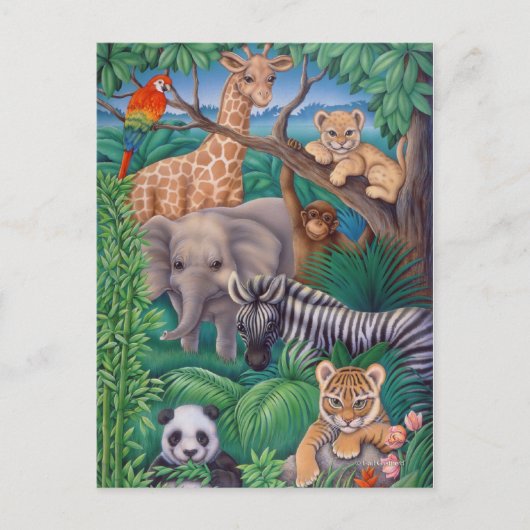 Animal Kingdom Briefkaart (Voorkant)