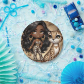 Animal Kingdom Couture Cheetah Papieren Bordje (Feest)