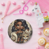 Animal Kingdom Couture Leopard Papieren Bordje (Feest)