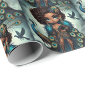 Animal Kingdom Couture Peacock Cadeaupapier (Rol Hoek)