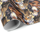 Animal Kingdom Couture Tiger Cadeaupapier (Rol Hoek)