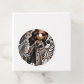 Animal Kingdom Couture Zebra Bedankjes Labels (In situ)