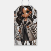 Animal Kingdom Couture Zebra Cadeaulabel (Voorkant)