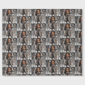 Animal Kingdom Couture Zebra Cadeaupapier (Vlak)