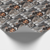 Animal Kingdom Couture Zebra Cadeaupapier (Hoek)