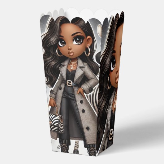 Animal Kingdom Couture Zebra Favoriet Box Bedankdoosjes (Achterkant)