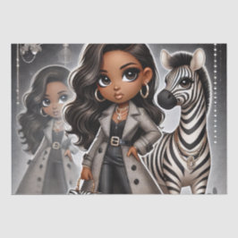 Animal Kingdom Couture Zebra Tissuepapier
