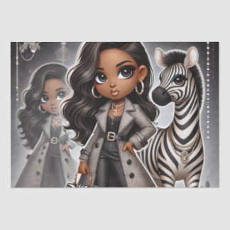 Animal Kingdom Couture Zebra Tissuepapier