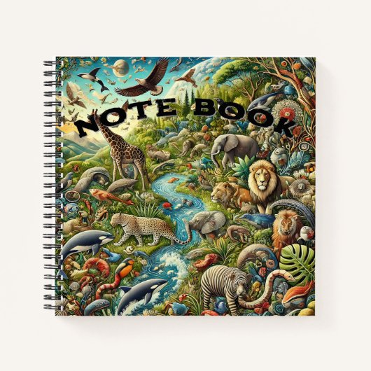Animal Kingdom Field Notes Notitieboek (Voorkant)