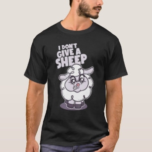 Animal Lamb Pun I Geef geen schapen 1 T-shirt