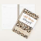 Animal Leopard Print Hot Mess doet mijn best Planner (Display)