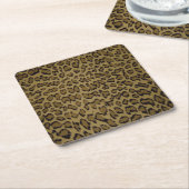 ANIMAL LEOPARD PRINT KARTONNEN ONDERZETTERS (Schuin)
