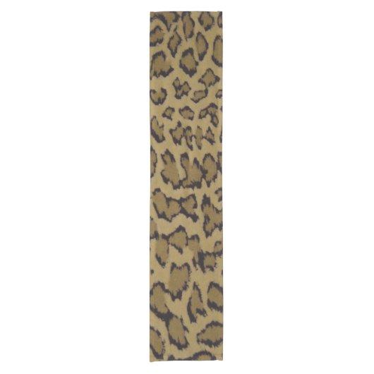 ANIMAL LEOPARD PRINT KORTE TAFELLOPER (Voorkant)