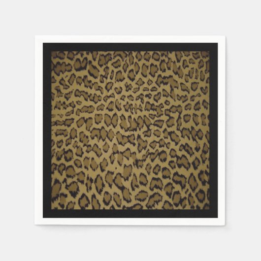 ANIMAL LEOPARD PRINT SERVETTEN (Voorkant)