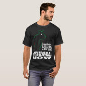Animal Liberation Black T Shirt (Voorkant volledig)