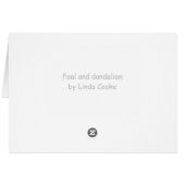 Animal lover foal "Thinking of You" (Achterkant Horizontaal)