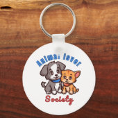 Animal lover society for animal lover sleutelhanger (Voorkant)
