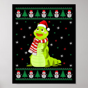 Animal Matching Family Lelijke Kersttrui Poster