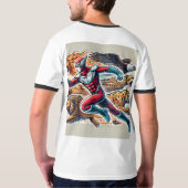 Animal Mimicry Superhero T-Shirt – Laat de Pow los (Achterkant volledig)