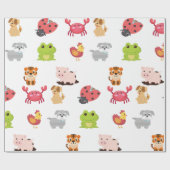 Animal Minimalist Comic Collectie Cadeaupapier (Vlak)