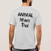 Animal Muay Thai T-shirt (Achterkant)