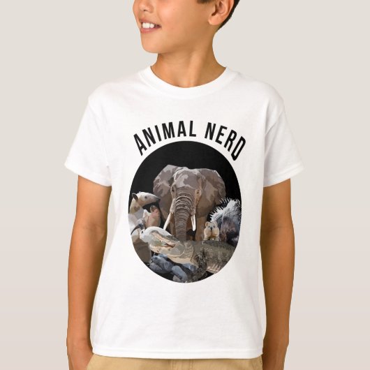 Animal Nerd T-shirt (Voorkant)