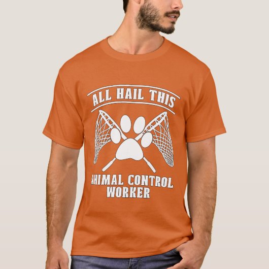 Animal Officer All Hailhis Rescue Animal Officer g T-shirt (Voorkant)