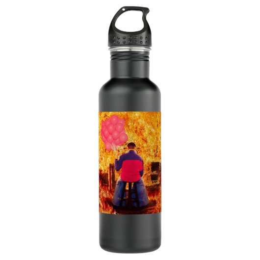 Animal Oliver Tree-Ugly is een mooie Natuur Campin Waterfles (Voorkant)