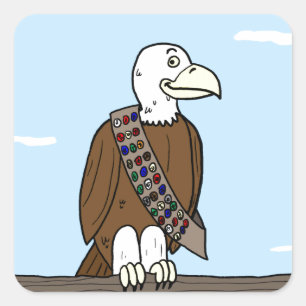 Animal Overachievers Vierkante Sticker